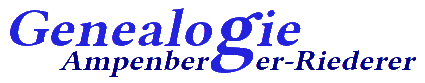 Genealogie Ampenberger-Riederer